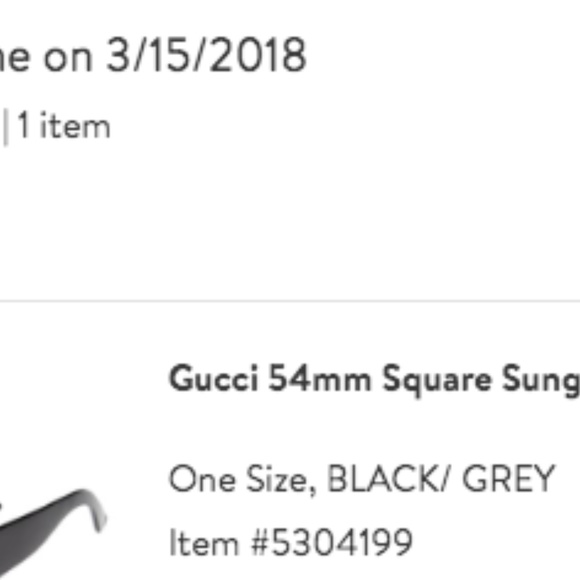 Gucci 54mm sunglasses (black)